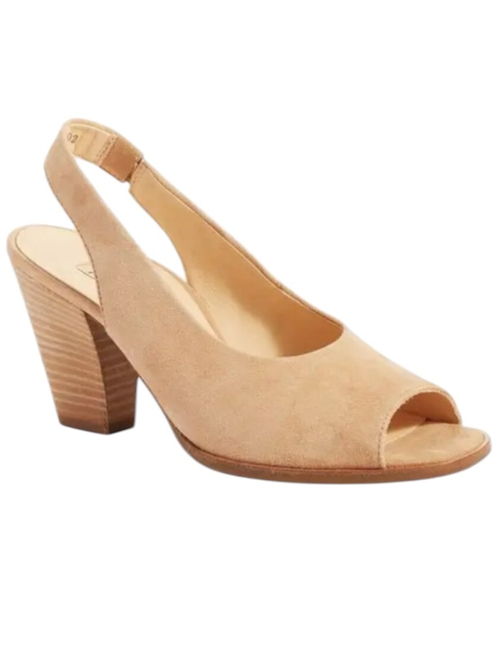 paul green Savanah Slingback Peep Toe Sandal in Dakar Suede
